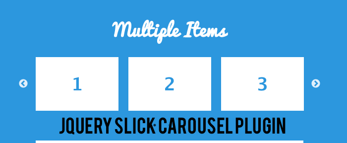 jquery slick carousel plugin demo